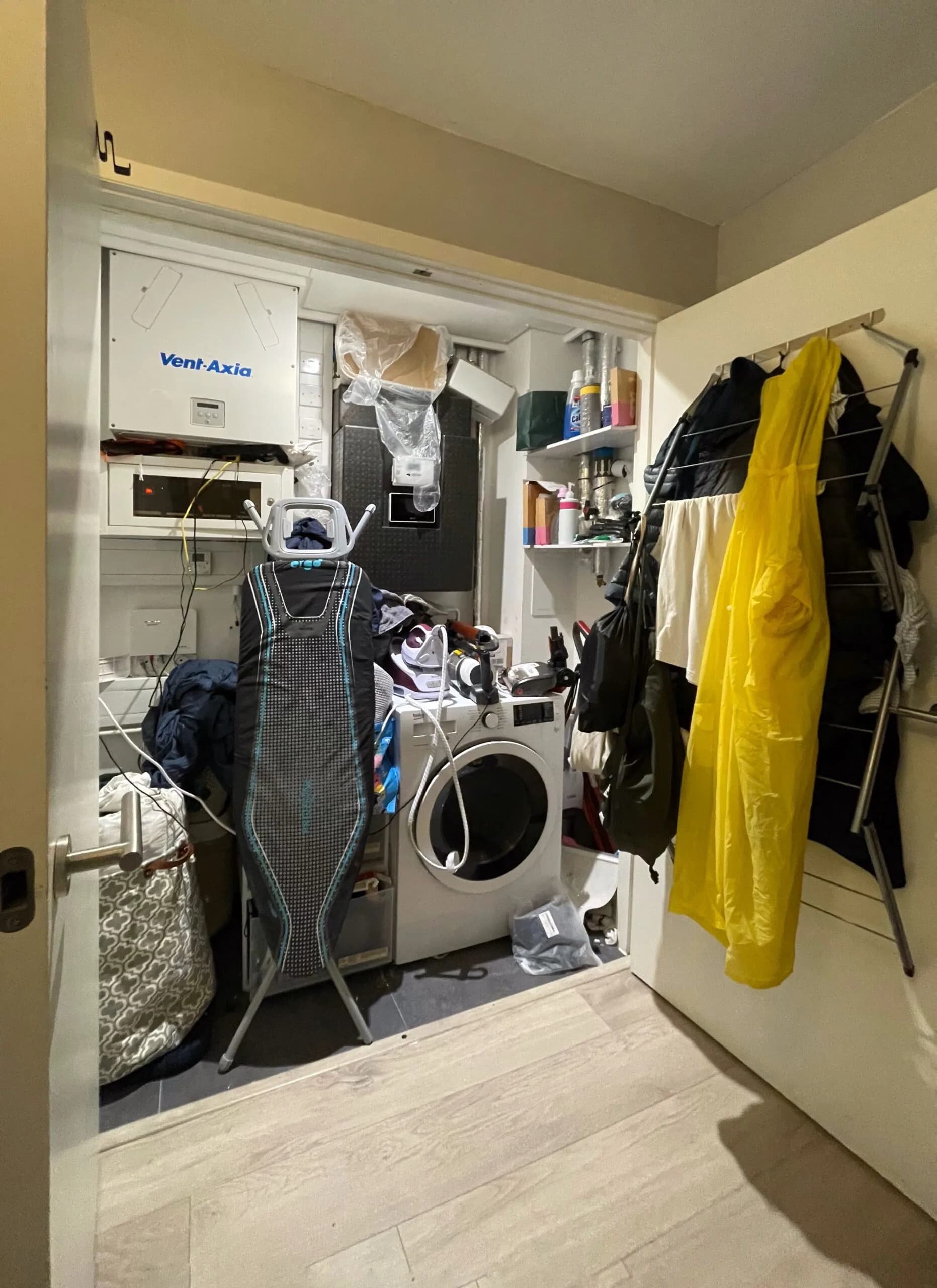 After — organised London wardrobe